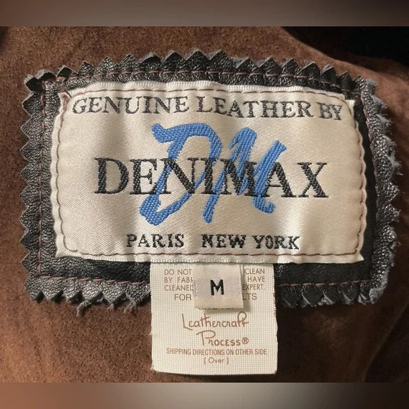 Like New Genuine Shearling leather long Coat medium fur suede sheepskin wool DM - Picture 7 of 11